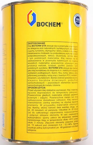 Клей поліхлоропреновий (Наїрит) для взуття, меблів, авто, авіаційної промисловості BOTERM GTA 3000 фото