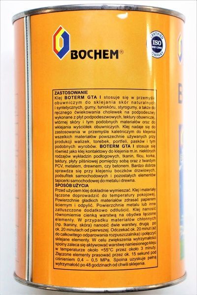 Клей полихлоропреновый (Наирит) для обуви, мебели, авто, строительной промышленности BOTERM GTA-1 70745 фото