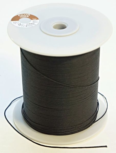 НИТКА COATS match 1,0мм воскована (500 м.) Черная 73827 фото